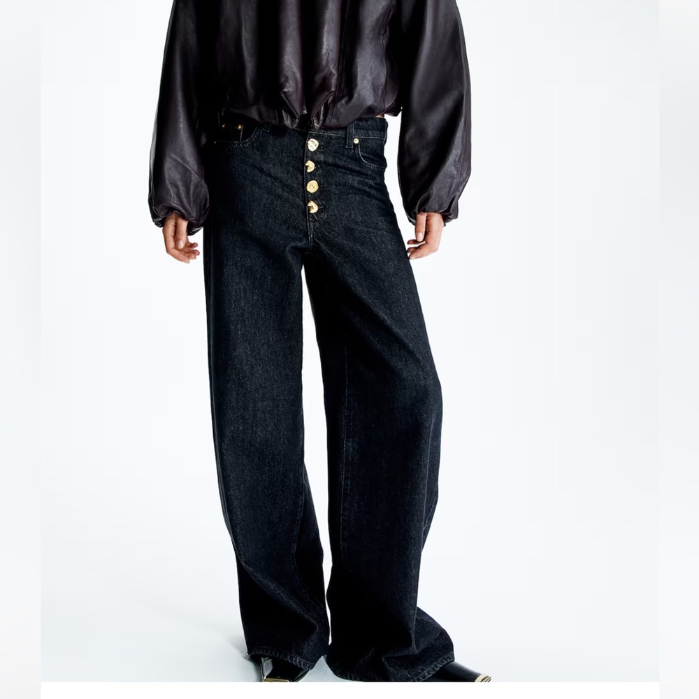 H&M Studio Collection Wide-Leg Jeans